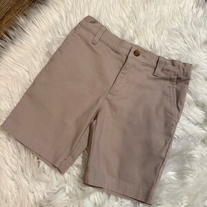 Wonder Nation Boys Khaki Chino Shorts Size 6 Stretch Adjustable Waist
